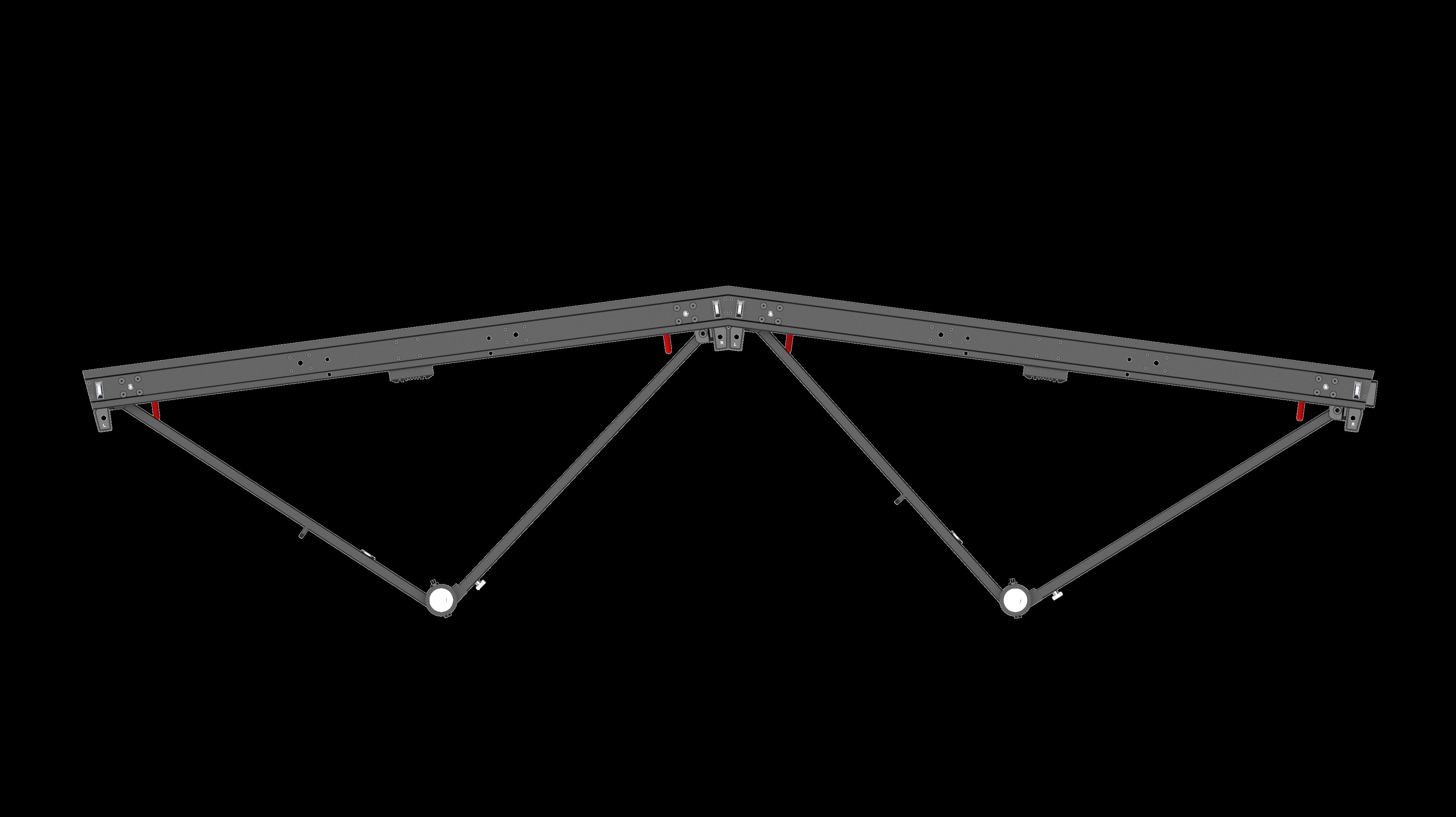 INFiLED transparent screen TITAN-X series positive and negative angle diagram